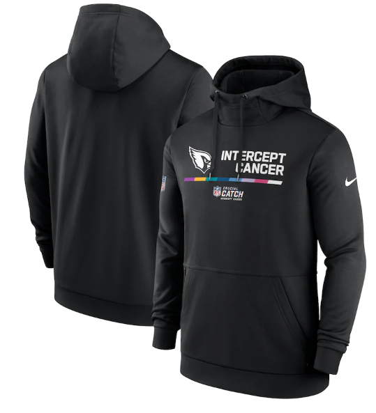 Men's Arizona Cardinals 2022 Black Crucial Catch Therma Performance Pullover Hoodie Men's Arizona Cardinals 2022 Black Crucial Catch Therma Performance Pullover Hoodie